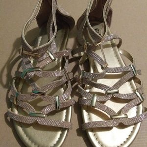 Sparkly Gold Sandals
